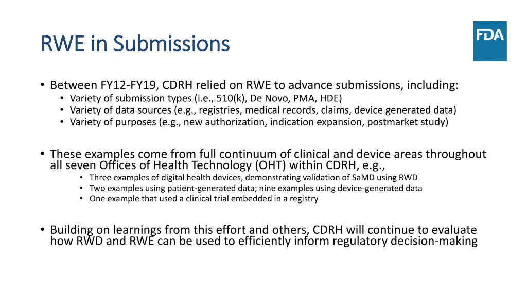 rwe in submissions rwe in submissions