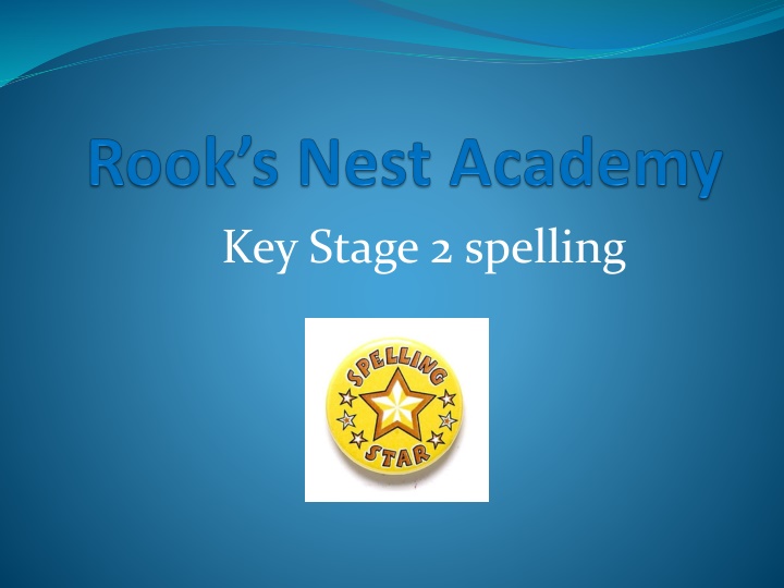 key stage 2 spelling