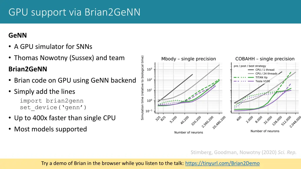 gpu support via brian2genn