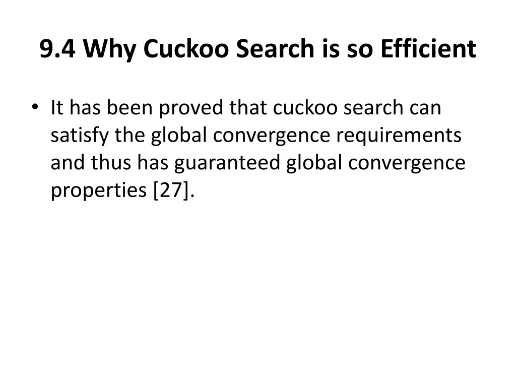 9 4 why cuckoo search is so efficient