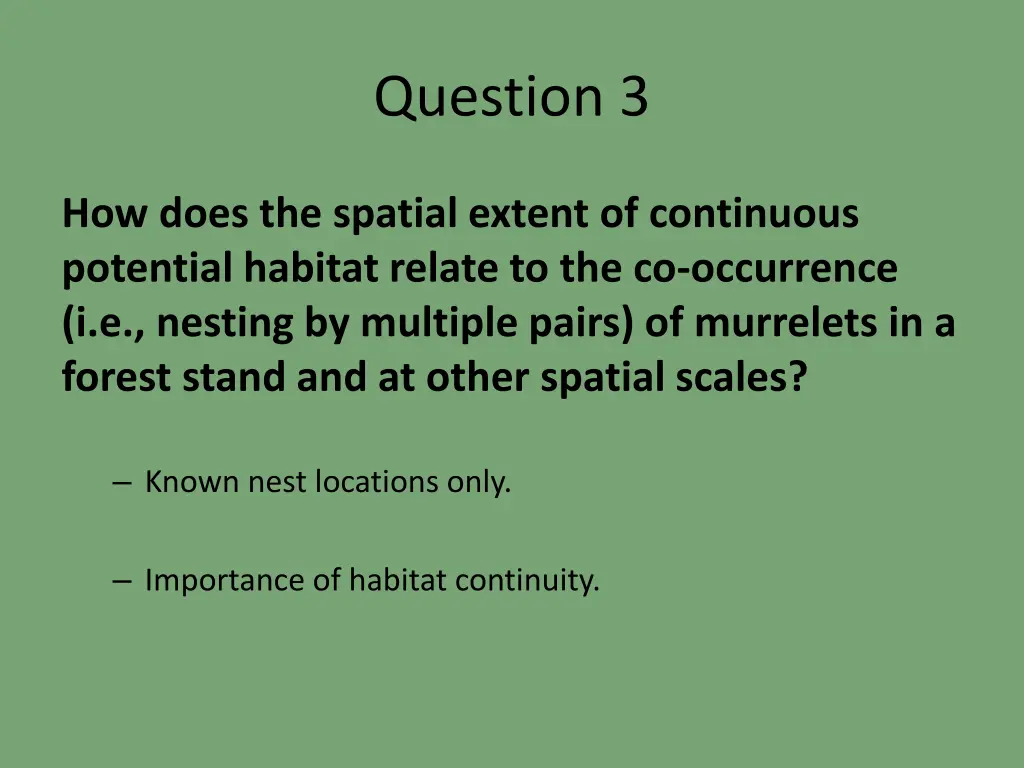 question 3