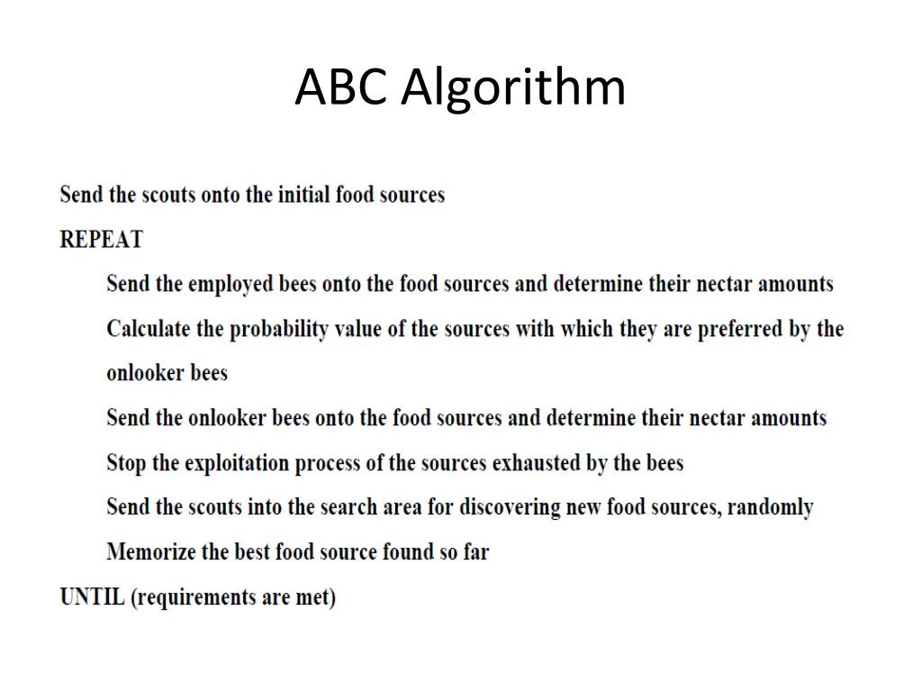 abc algorithm