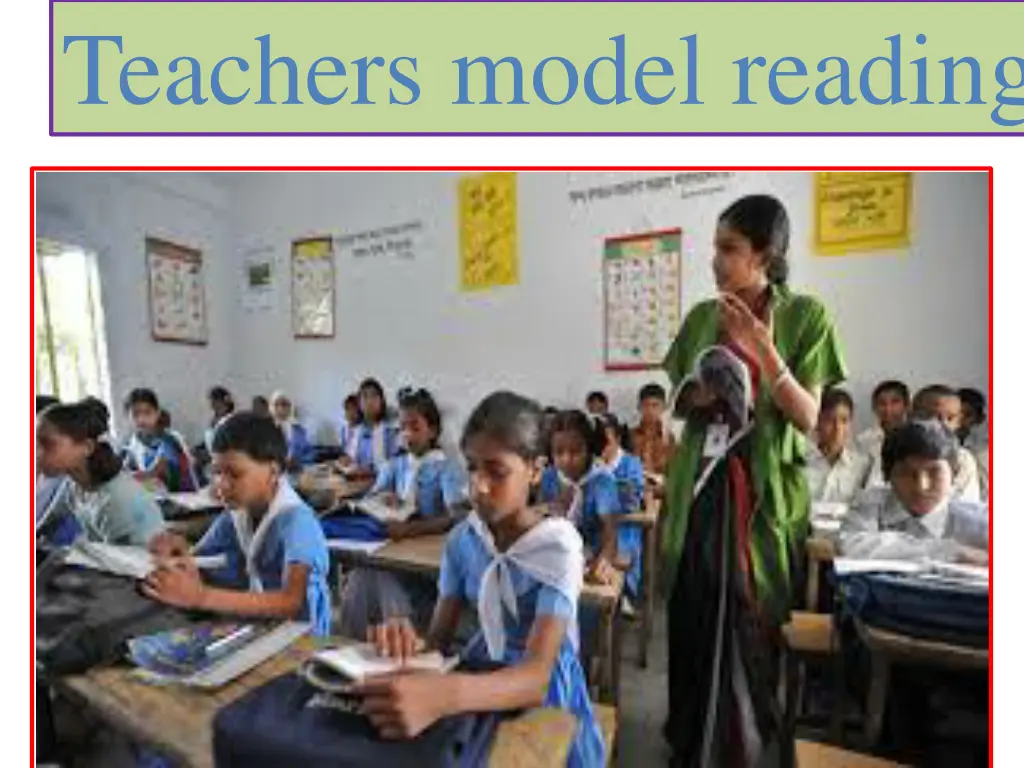 teachers model reading