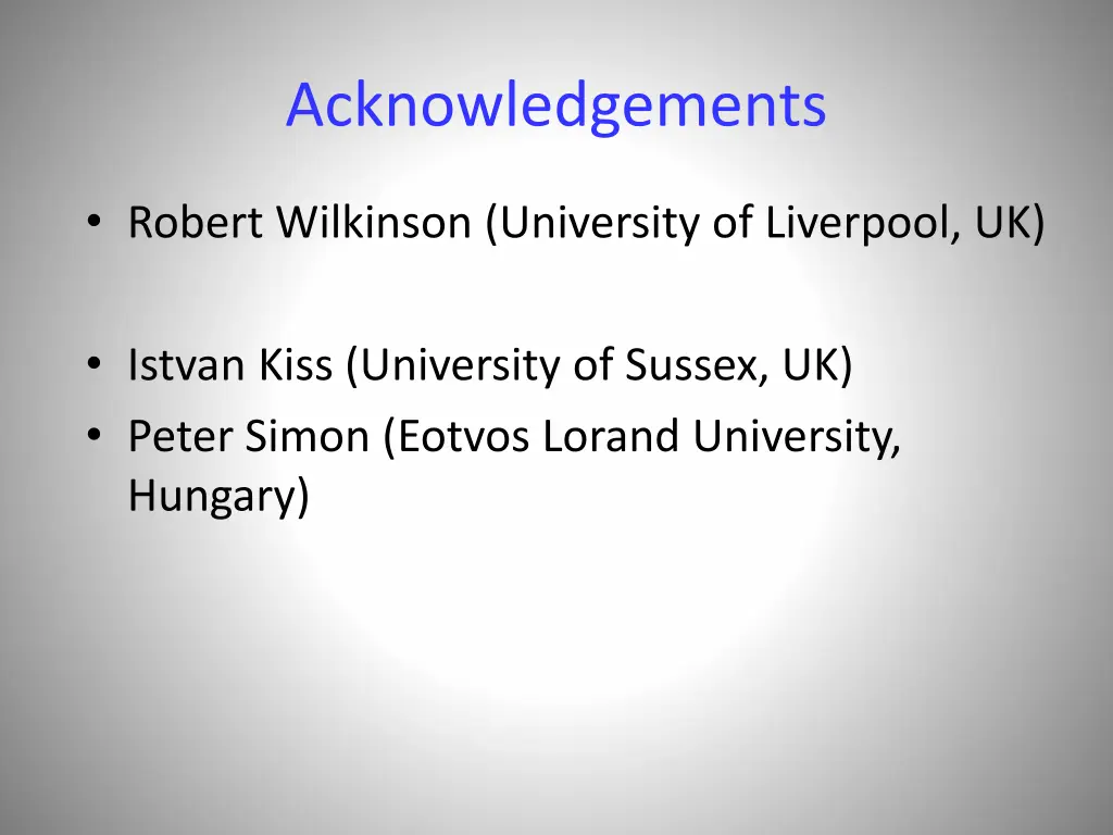 acknowledgements