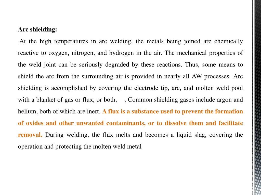 arc shielding