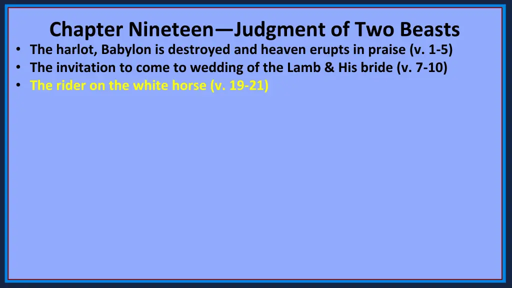 chapter nineteen judgment of two beasts 2