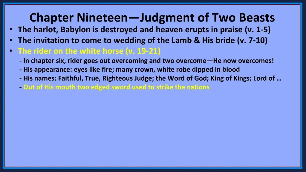 chapter nineteen judgment of two beasts 6