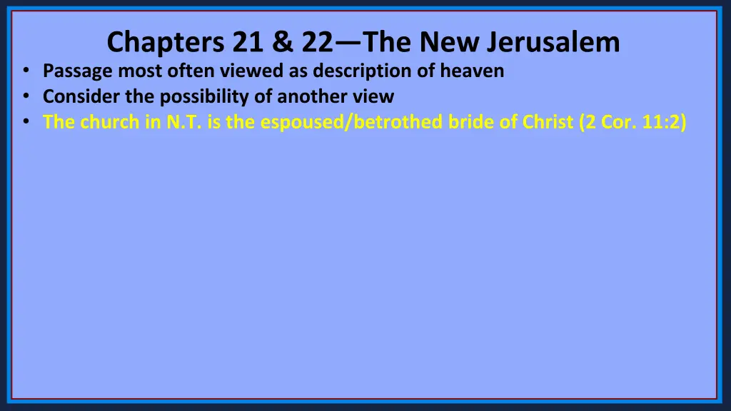 chapters 21 22 the new jerusalem passage most 2