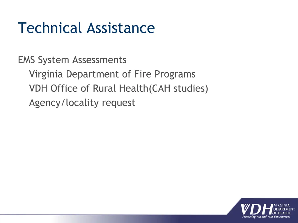 technical assistance 1