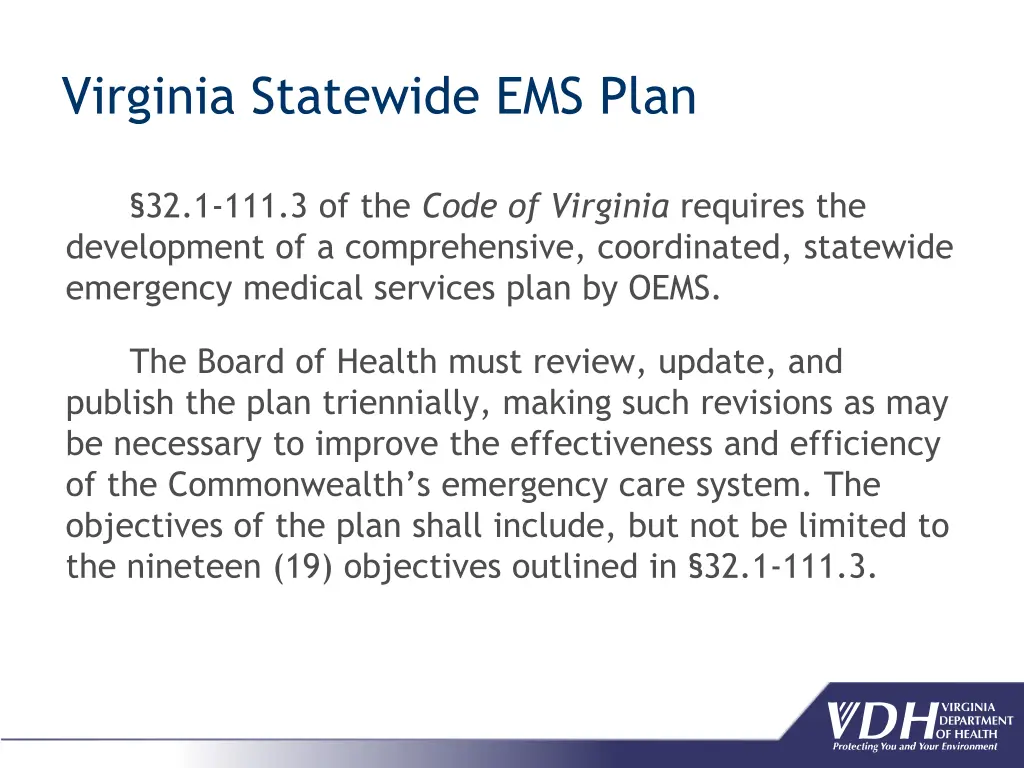 virginia statewide ems plan