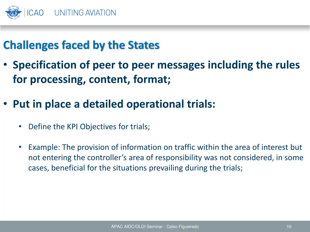 challenges faced by the states specification