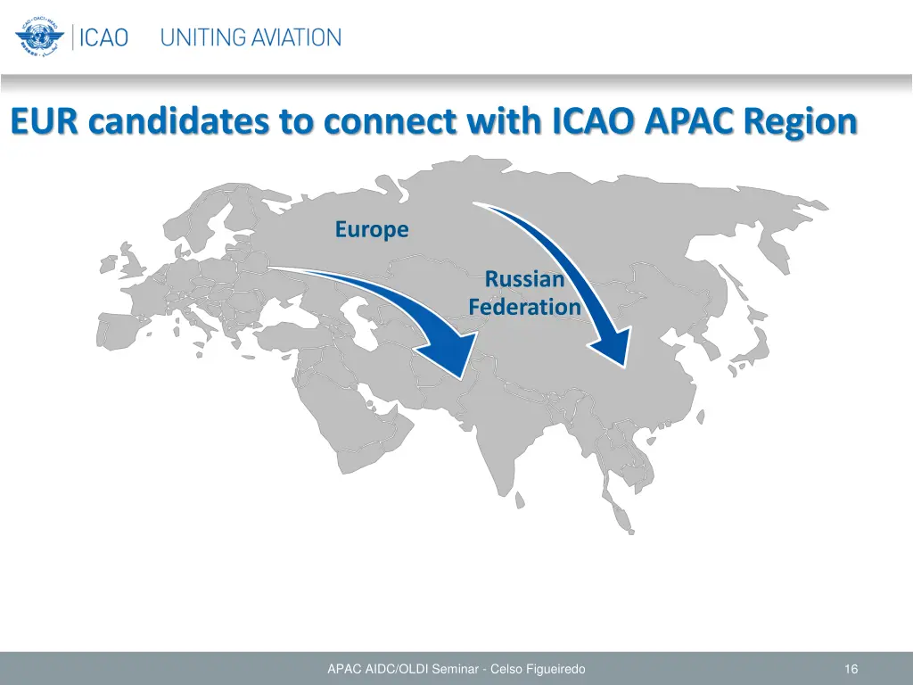 eur candidates to connect with icao apac region