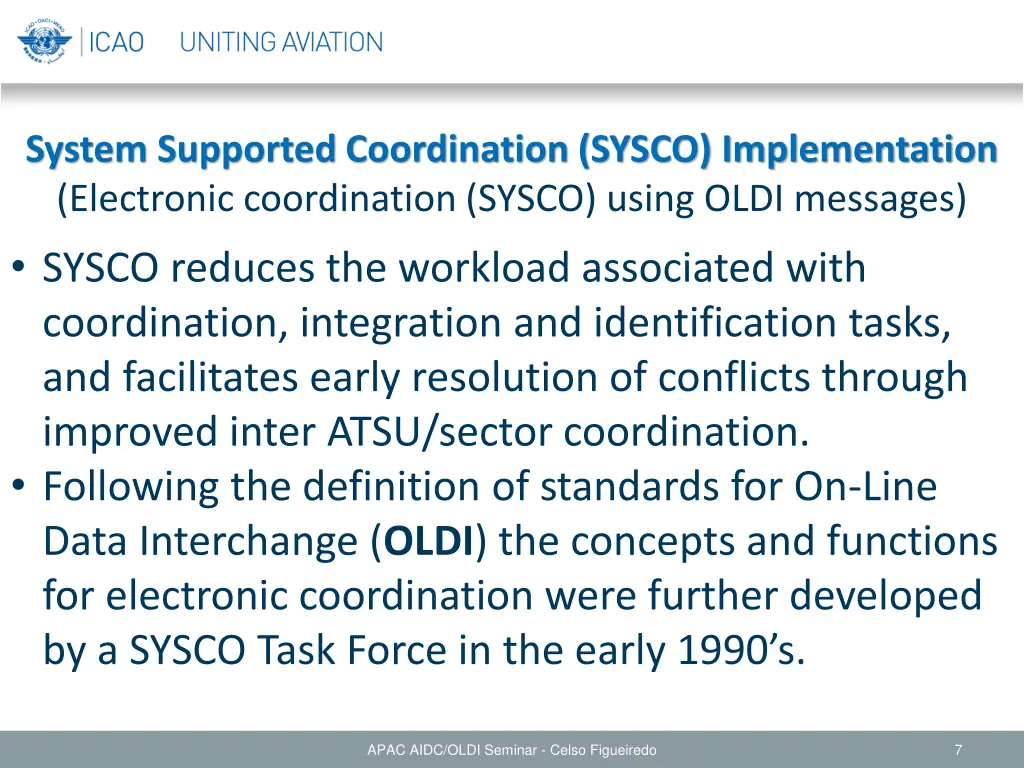 system supported coordination sysco 1