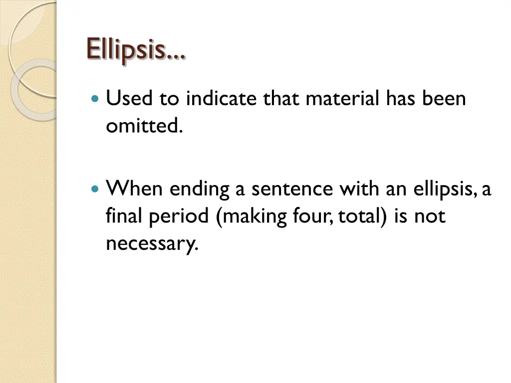 ellipsis