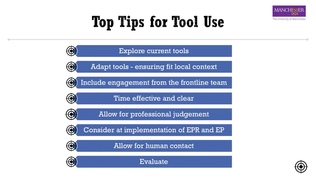 top tips for tool use