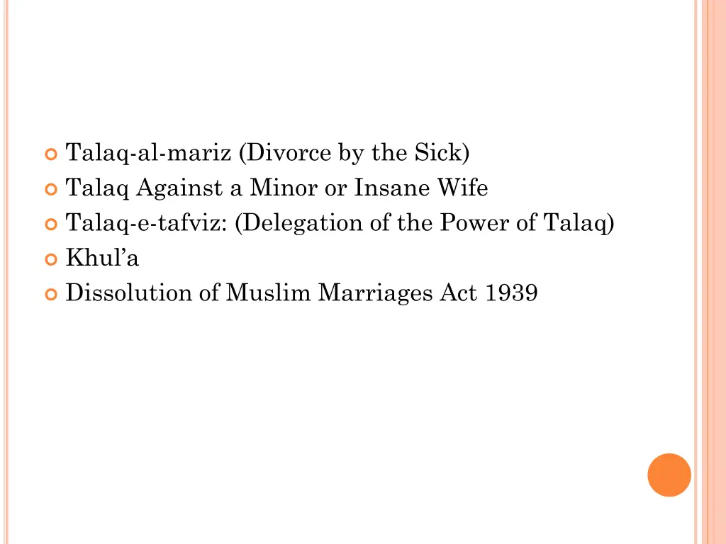 talaq al mariz divorce by the sick talaq against