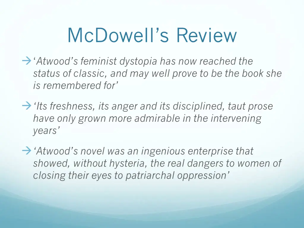 mcdowell s review