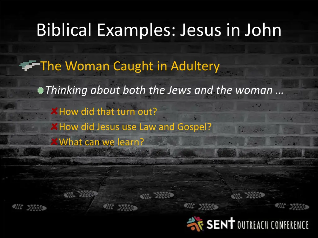 biblical examples jesus in john 1