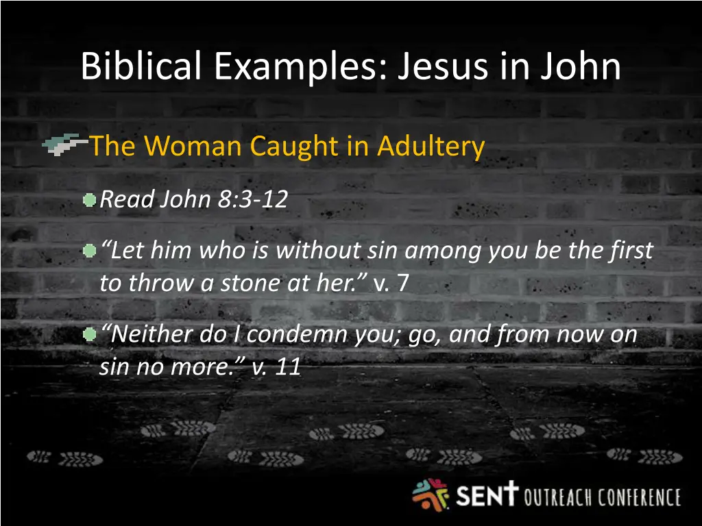 biblical examples jesus in john