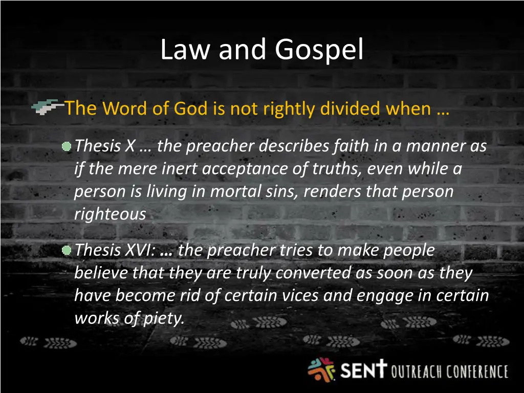 law and gospel 1