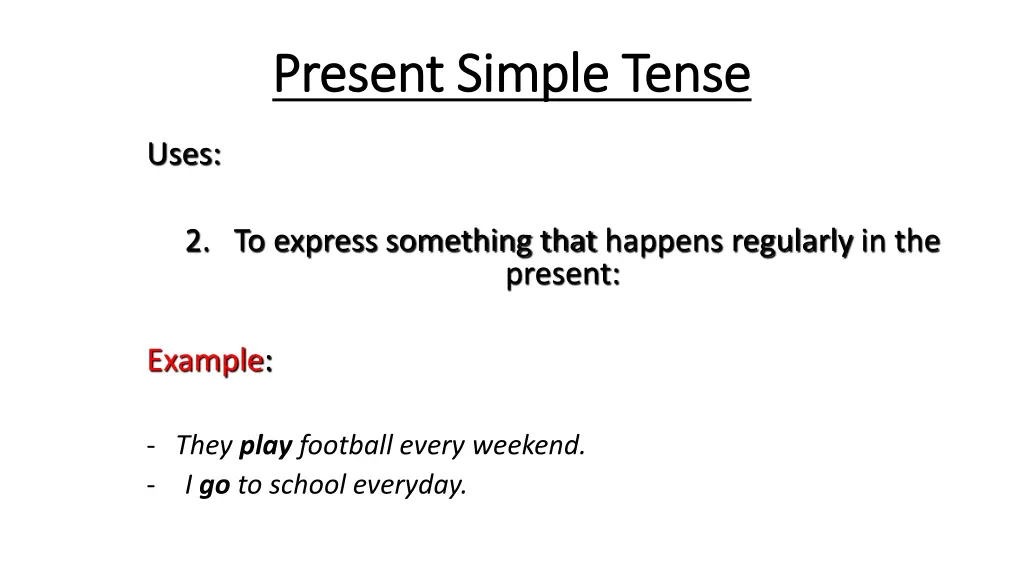 present simple tense present simple tense 1