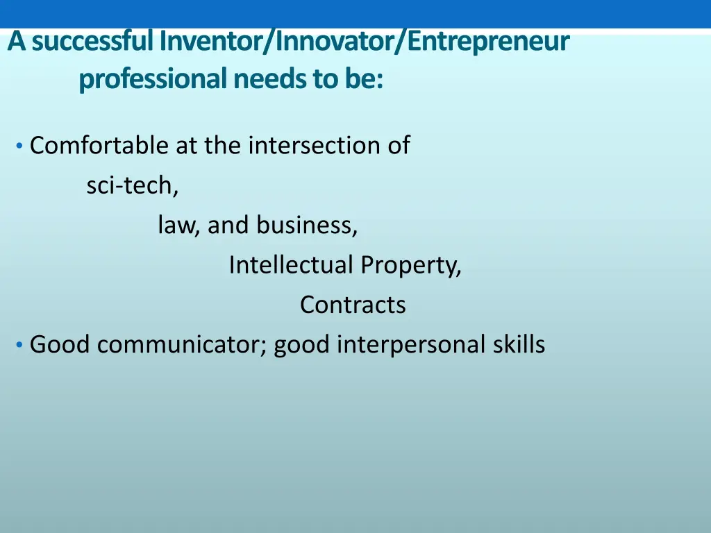 a successful inventor innovator entrepreneur