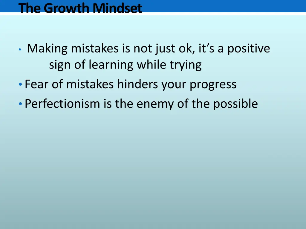 the growth mindset 1