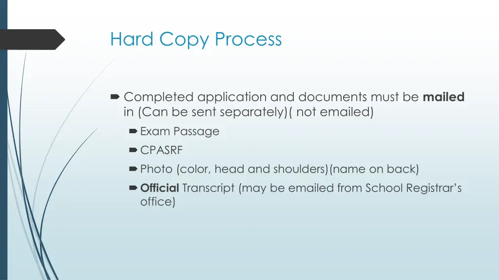 hard copy process