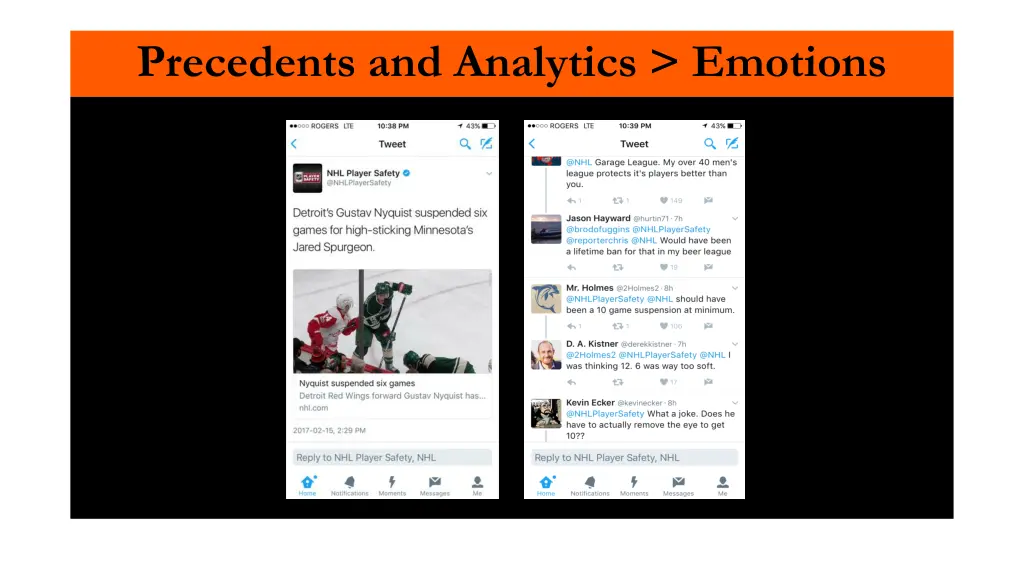 precedents and analytics emotions