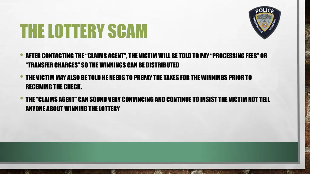 the lottery scam 1