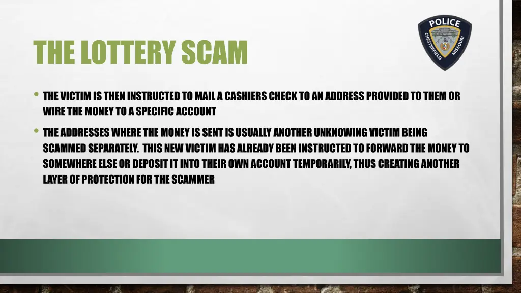 the lottery scam 2