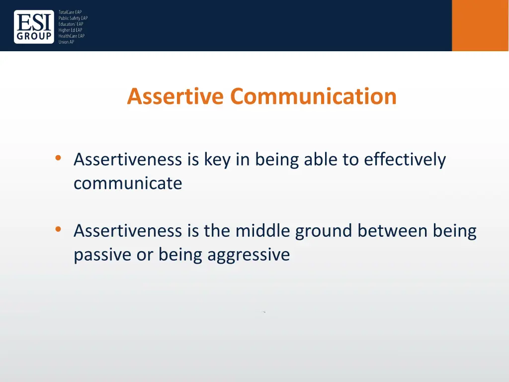 assertive communication