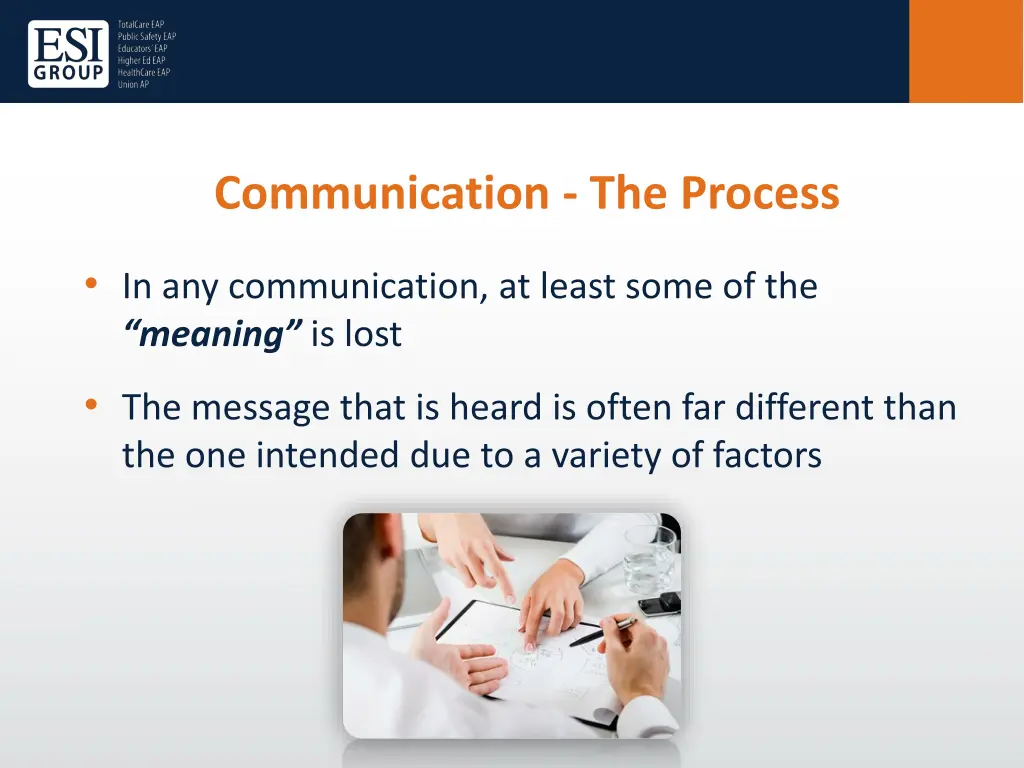 communication the process