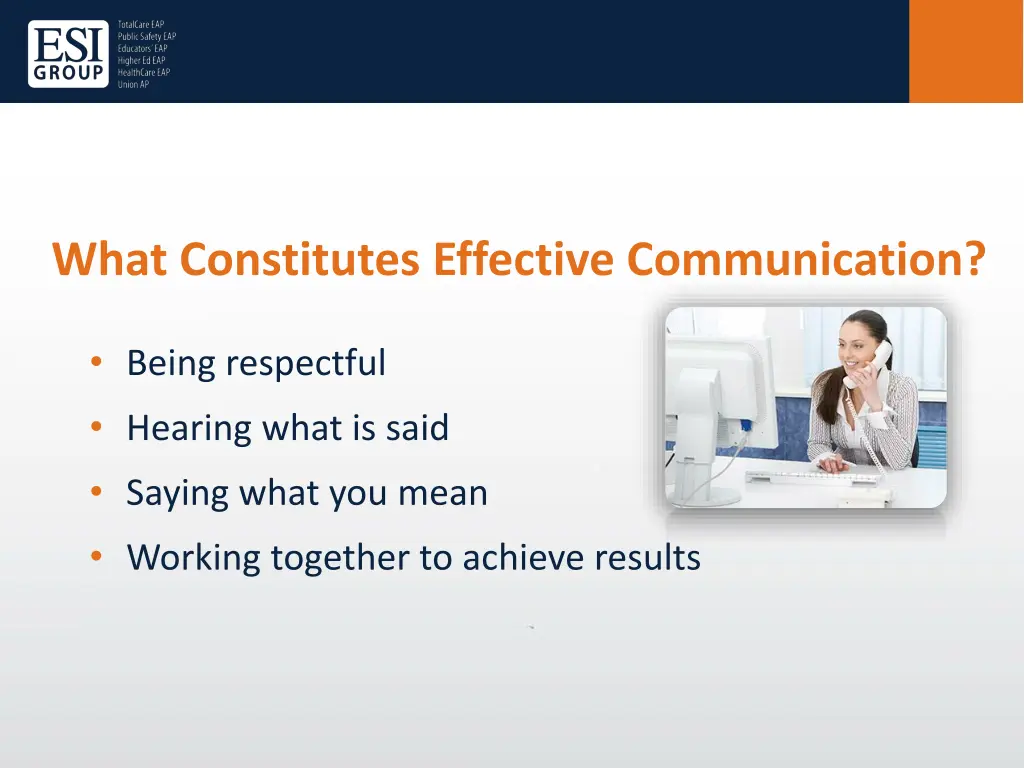 what constitutes effective communication