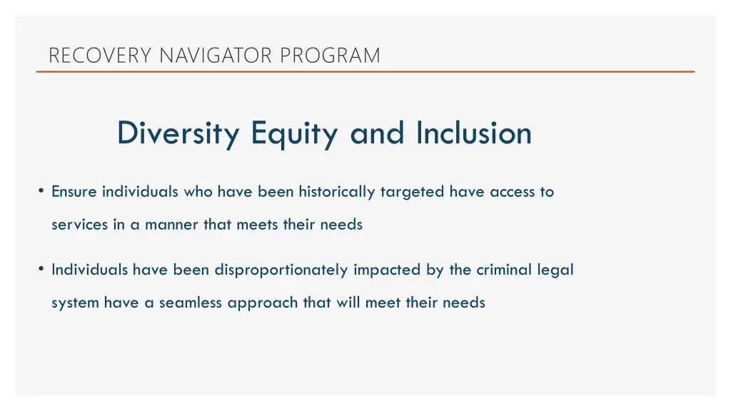 recovery navigator program 5