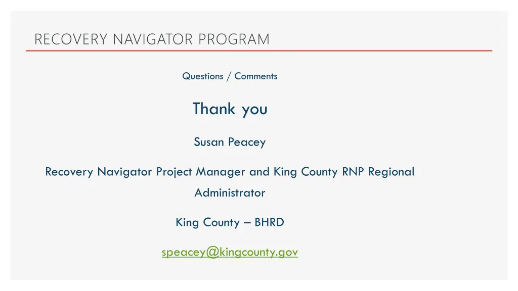 recovery navigator program 7