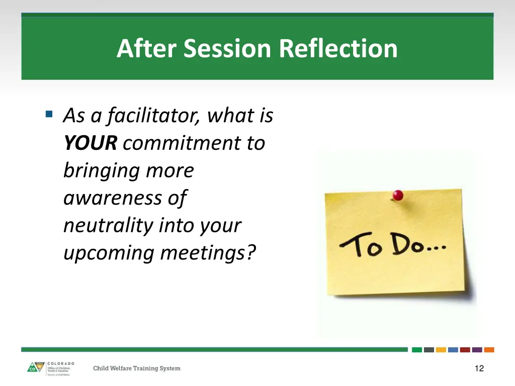 after session reflection