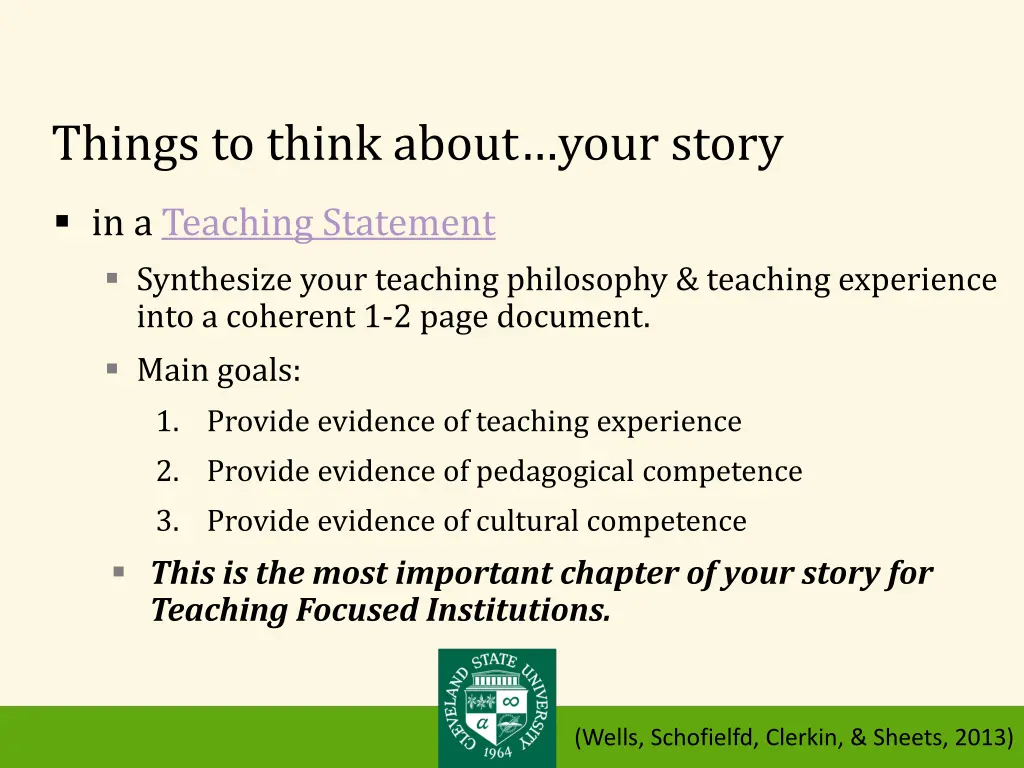 things to think about your story 2