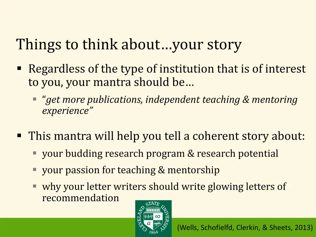 things to think about your story