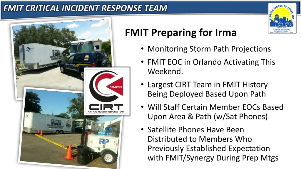 fmit critical incident response team