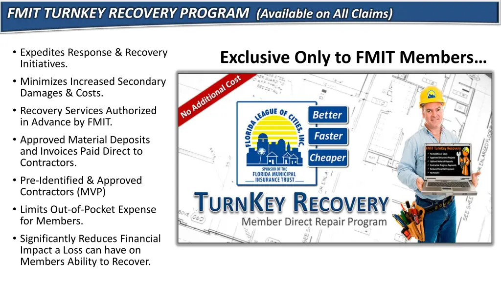 fmit turnkey recovery program available