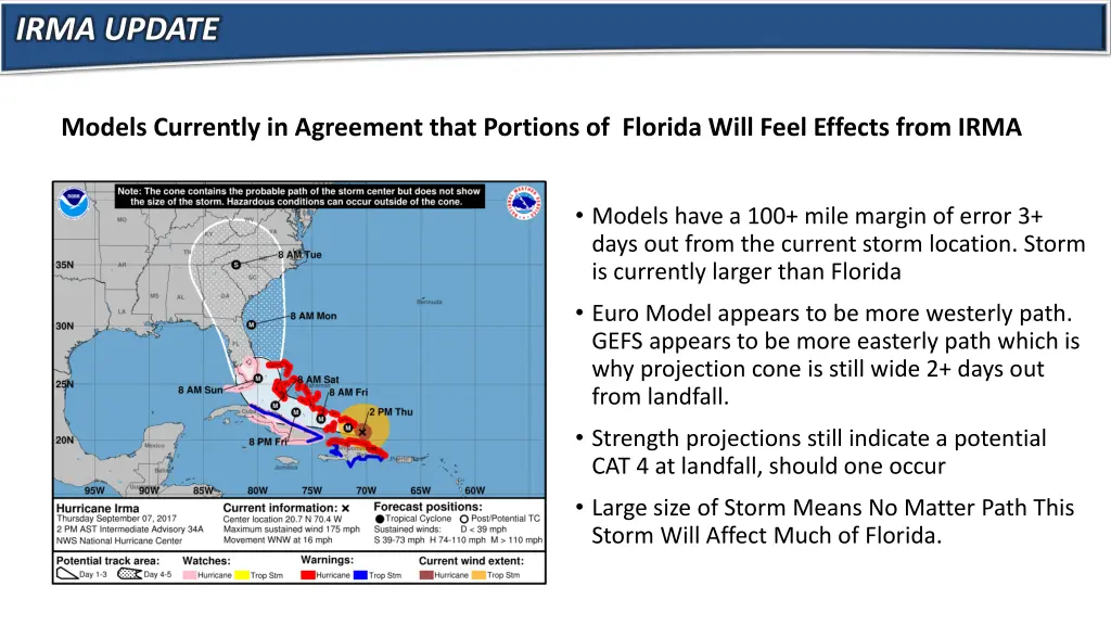 irma update