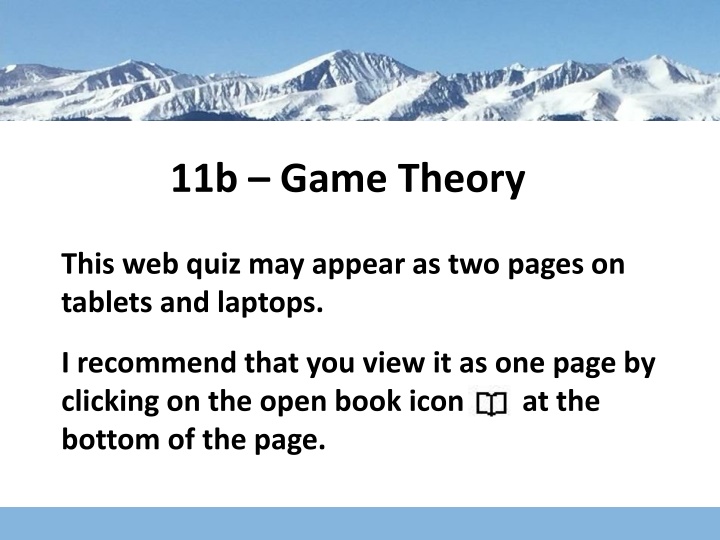 11b game theory