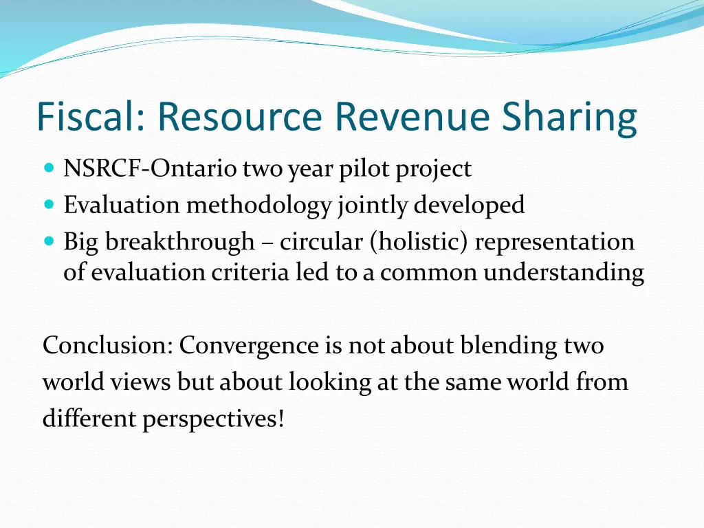 fiscal resource revenue sharing