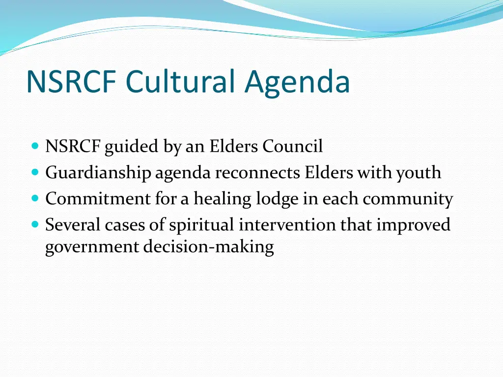 nsrcf cultural agenda