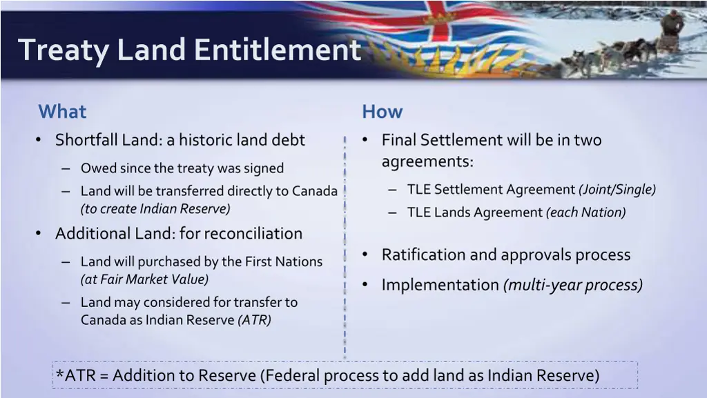 treaty land entitlement