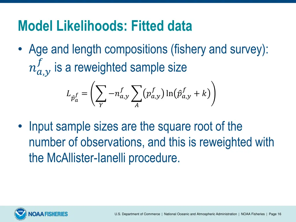 model likelihoods fitted data 1