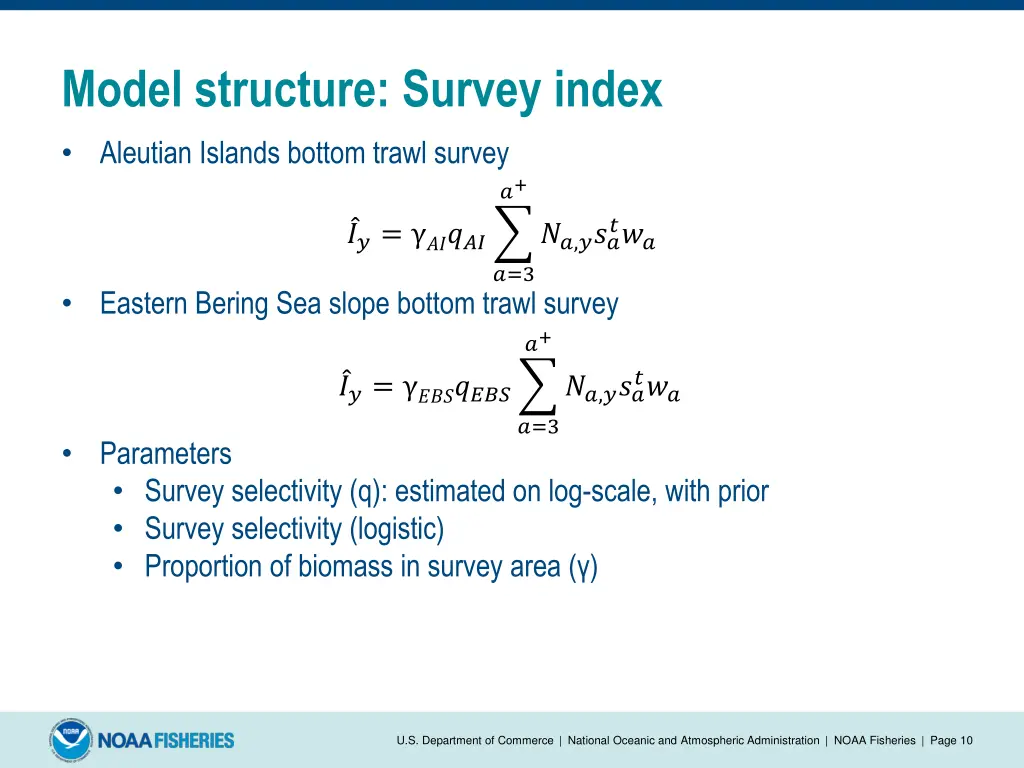 model structure survey index