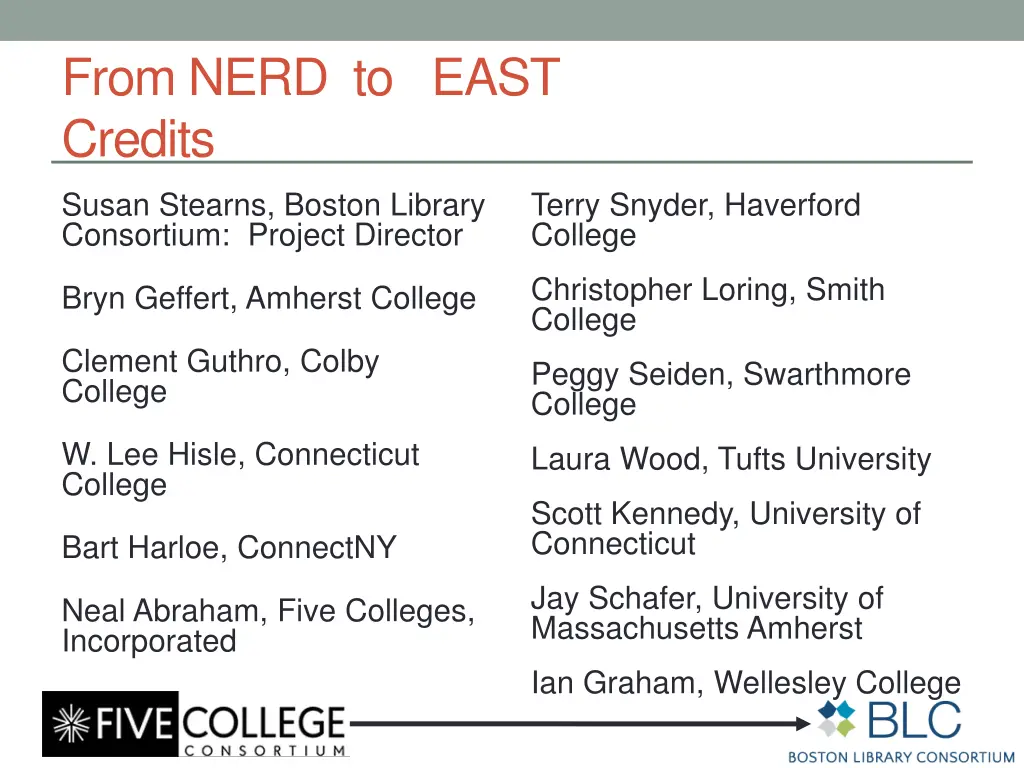 from nerd to east credits 1