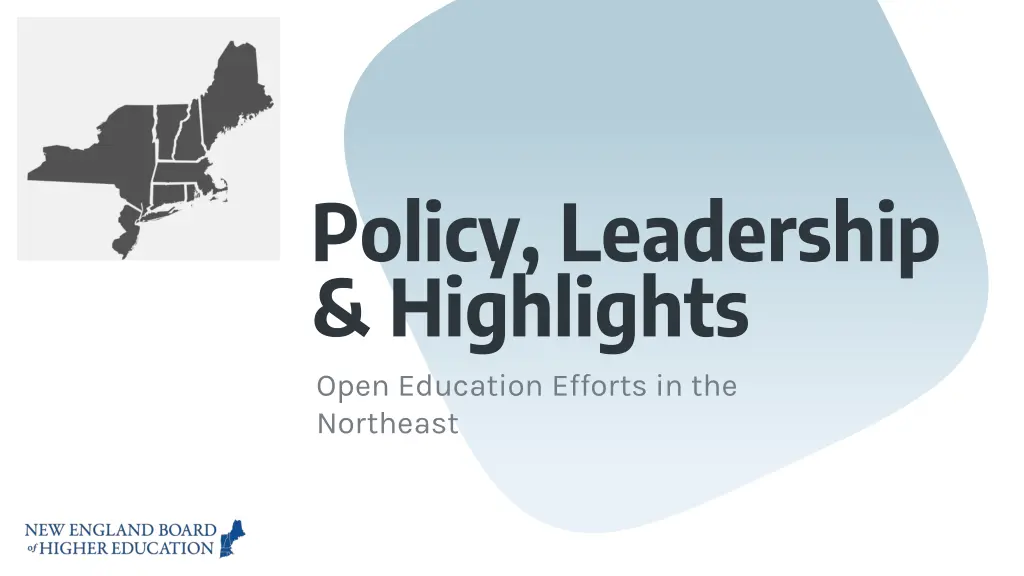 policy leadership highlights open education